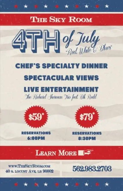 Skyroom LB July 4th Dinner 6 27 16