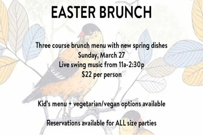 Restauration Easter Brunch