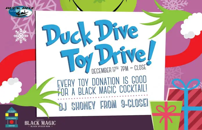 The Duck Dive Toy Drive