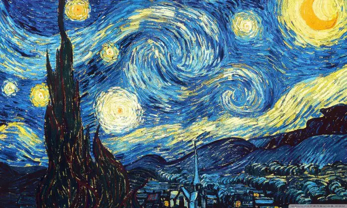 The Starry Night Wallpaper 1280x768