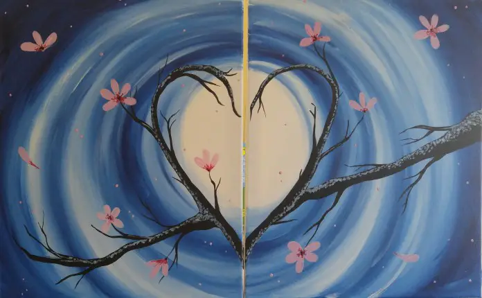 Saturday Painting Love In Bloom