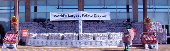 PEI Potatos Display 92500lbs