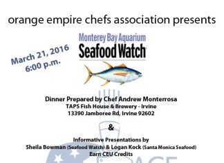 Monterey Bay Aquarium Seafood Watch Event