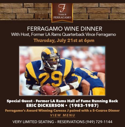 Back Bay Bistro Ferragamo Wine Dinner