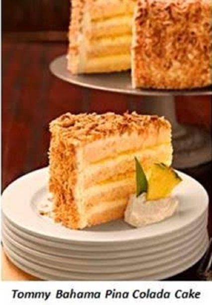 Tommy Bahama Pina Colada Cake