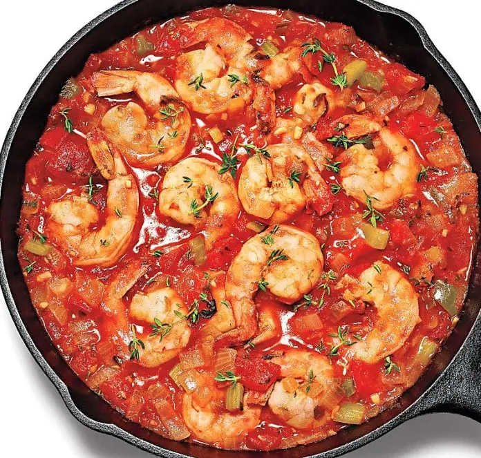 Shrimp Creole With Sofrito