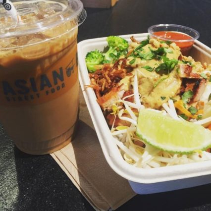 Asian Box Boxed Meal And Vietnamese Iced Coffee