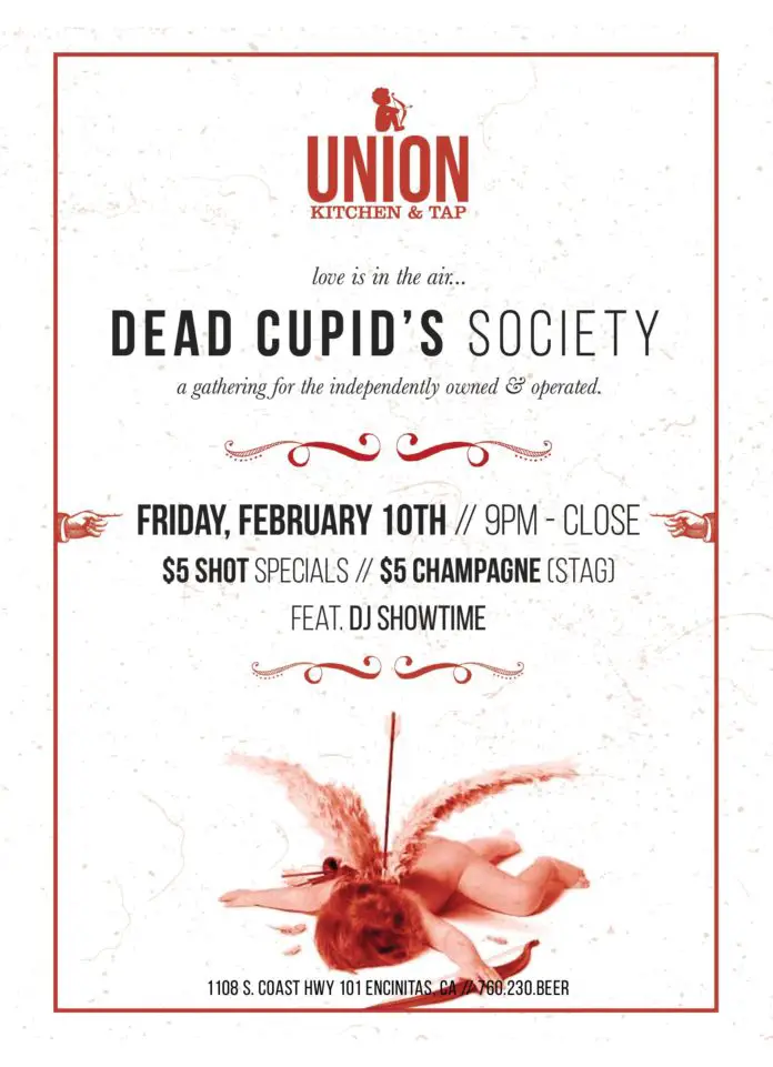 Union Kitchen Tap Encinitas Dead Cupids Society Event