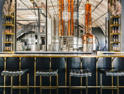 Blinking Owl Distillery Interior Design