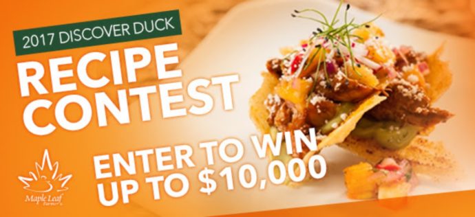 Maple Leaf Farms Discover Duck Recipe Contest