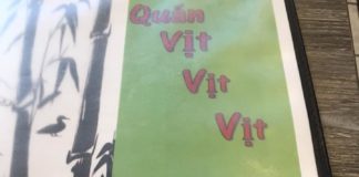 Quan Vit Vit Vit Menu