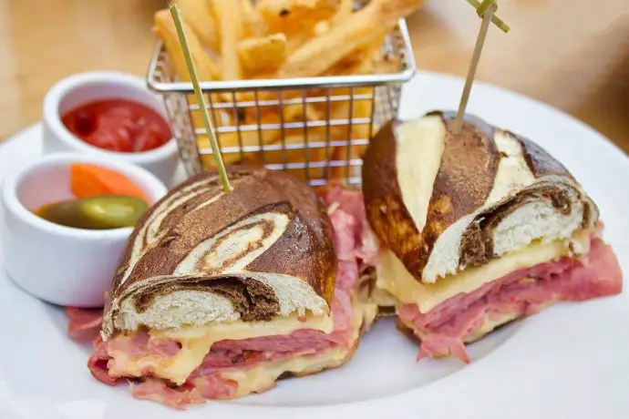 Back Bay Bistro New Spring Menu Ny Reuben Sandwich