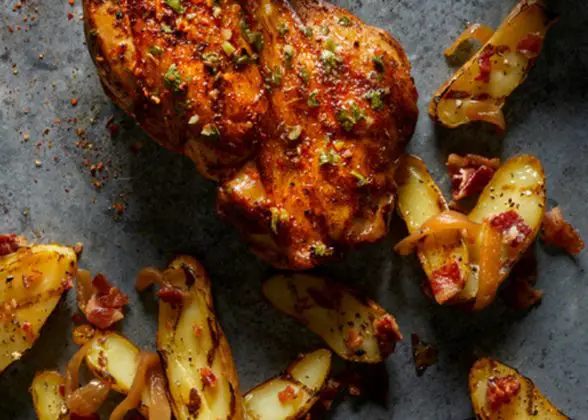 Brio Half Chicken With Grilled Potatoes