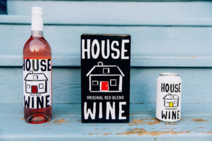 House Wine Rose & Cans