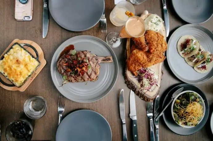 Oak Table Spread