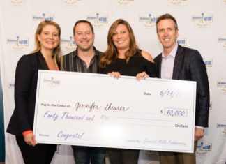 General Mills Neighborhood To Nation Competition Winner Jennifer Shearer Check