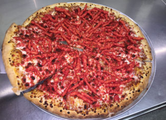 OC Fair Hot Cheetos Pizza