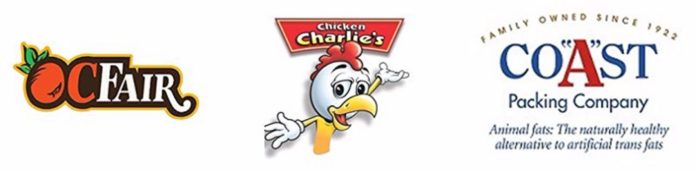 OC Fair Charlie's Chicken Coast Packing Logos