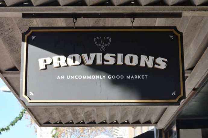 Provisions Store Sign