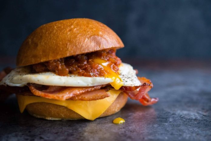 Eggslice Pop Up Breakfast Sandwich Inside Shuck Oyster Bar