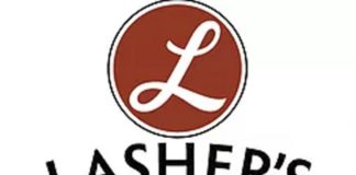 Lasher's Kitchen Logo White