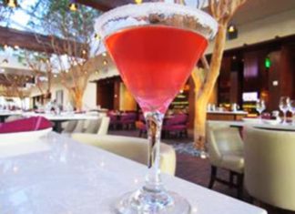 Portola Hotel & Spa Pink Panther Lemon Drop