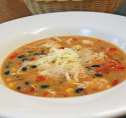 Slow Cooker Chicken Enchilada Soup