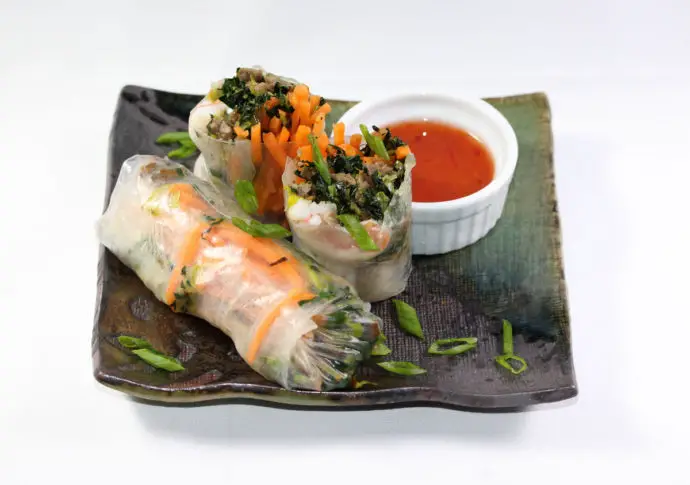 Tea Infused Spring Rolls