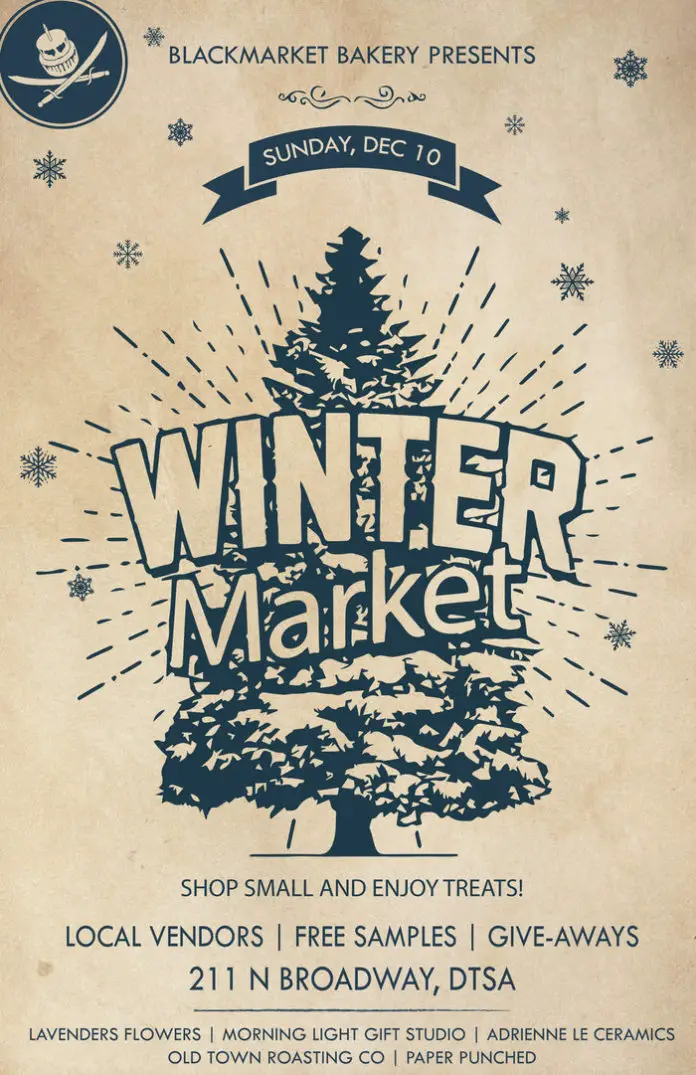 Winter Market Blackmarket Bakery