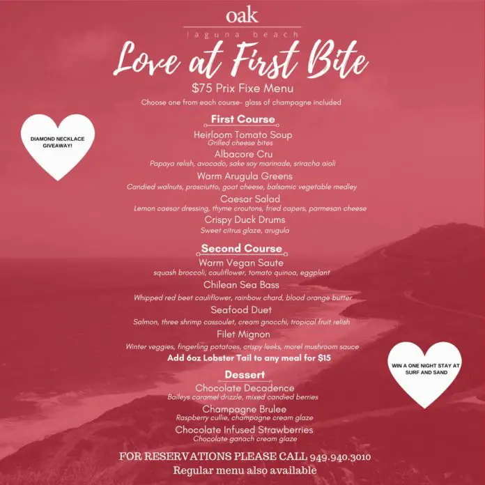 OAK Valentines Day Menu (1)