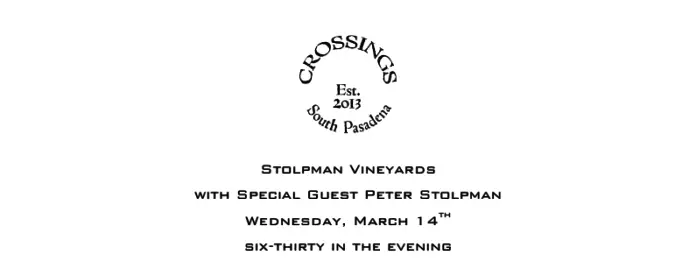 Crossings Wine Dinner