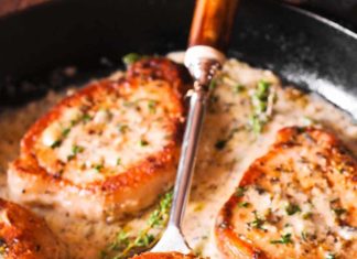 Recipe Boneless Pork Chops In Creamy Wine Sauce