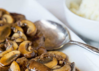 Hamburger Steaks With Mushroom Gravy