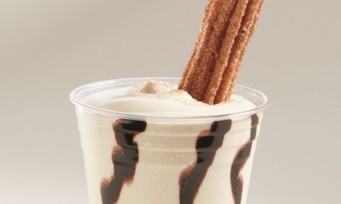 Del Taco Churro Shake