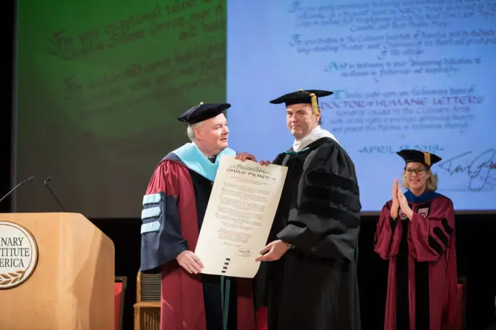 Charlie Palmer Honorary Doctorate