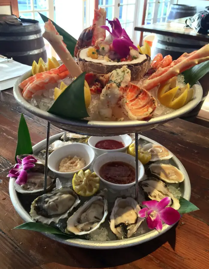 Seafood Tower at Las Brisas