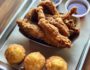 Buttermilk Chicken Strips And Cornbread