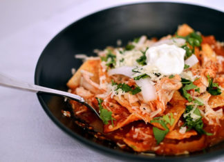 Easy Chicken Chilaquiles