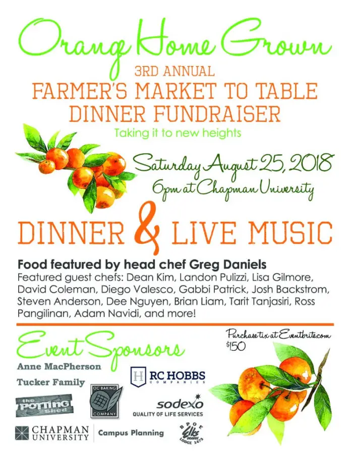 Orange Home Grown Fundraiser