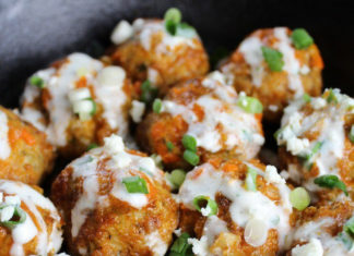 Buffalo Chicken Meatballs