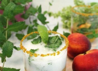 Peach Mint Julep