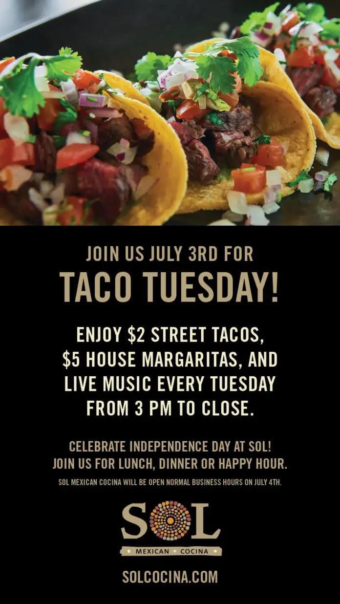 Sol Cocina Taco Tuesday