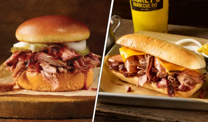 Dickey's Westerner And Pulled Pork