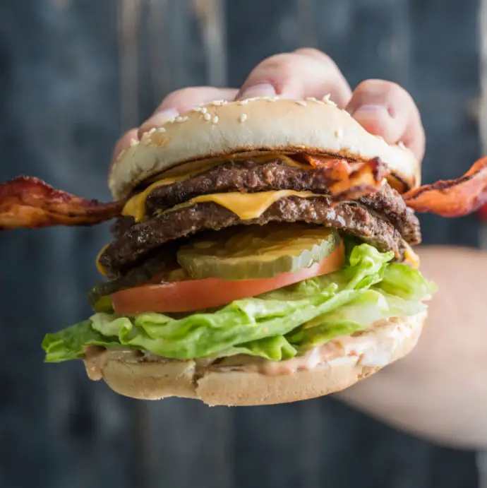 Farmer Boys Bacon Boy Burger