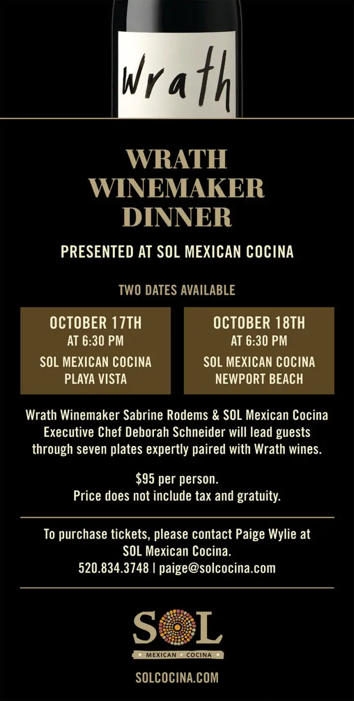 Sol Cocina Wrath Dinner