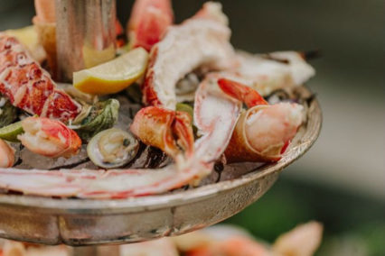 Hall Global Eatery Crudo Seafood Tower