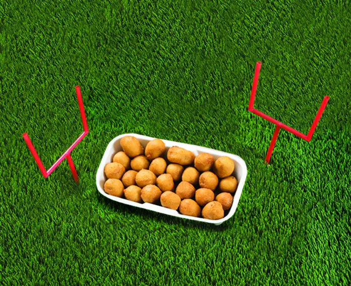 Mini Corn Dogs One Tray Goal Posts