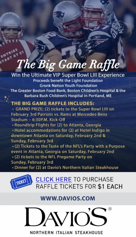 Davios Superbowl Raffle