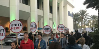 Hilton Anaheim Picket Protest 768x576