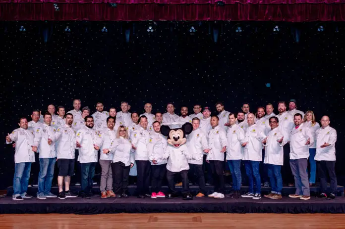 2019 Group Chef Photo With Mickey Mouse Sm